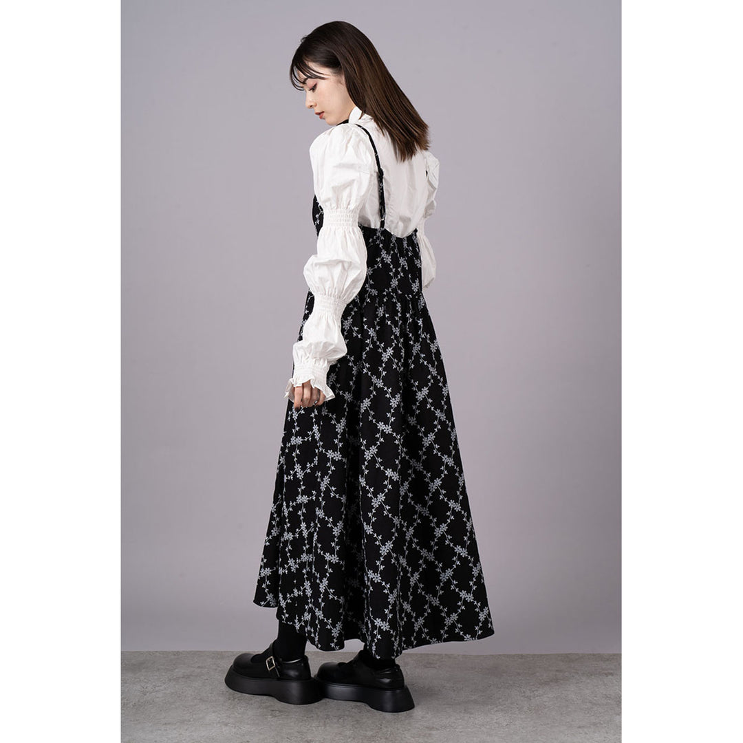 Cut Out Flower Camisole Onepiece