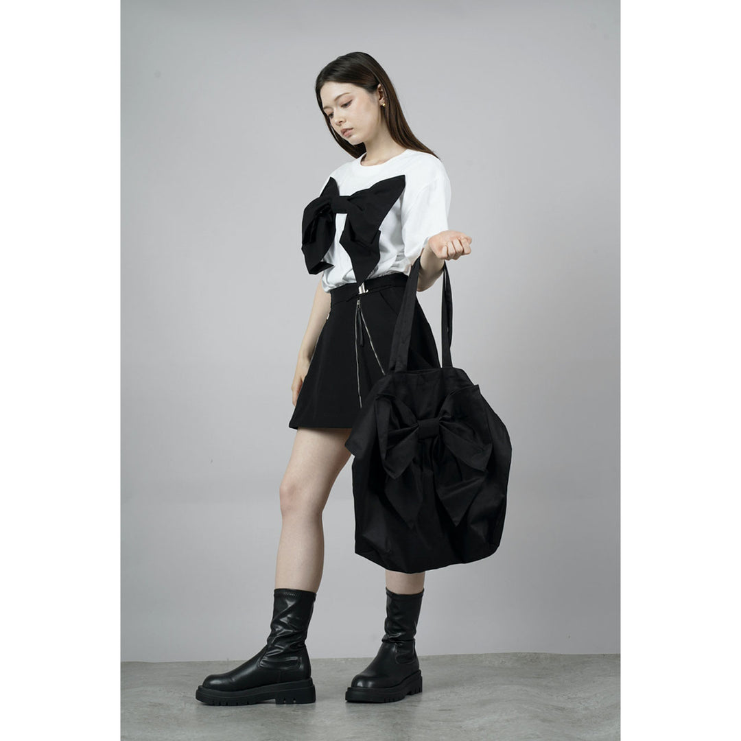 Front Ribbon Tote Bag (Big)