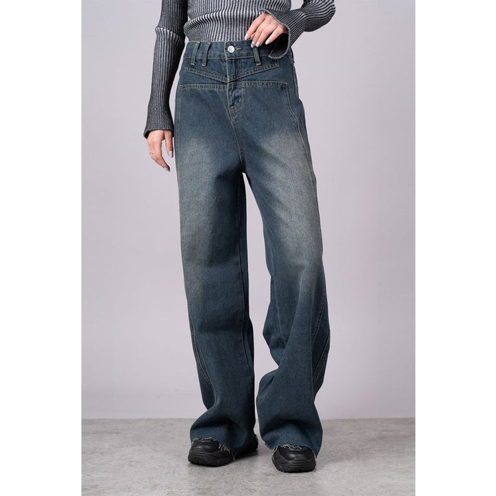 Side Switching Yoke Denim Jeans