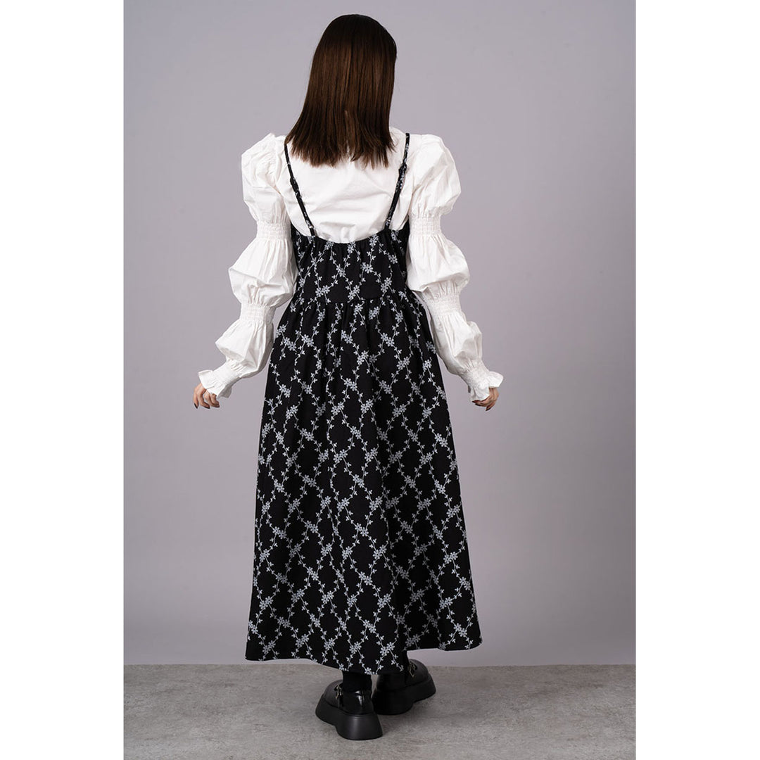 Cut Out Flower Camisole Onepiece