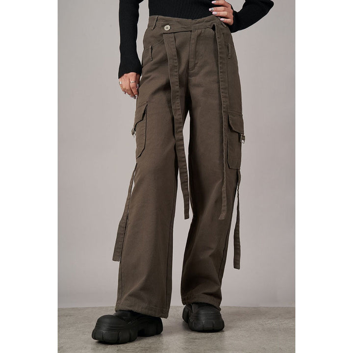 Cross Belt Cargo Pants