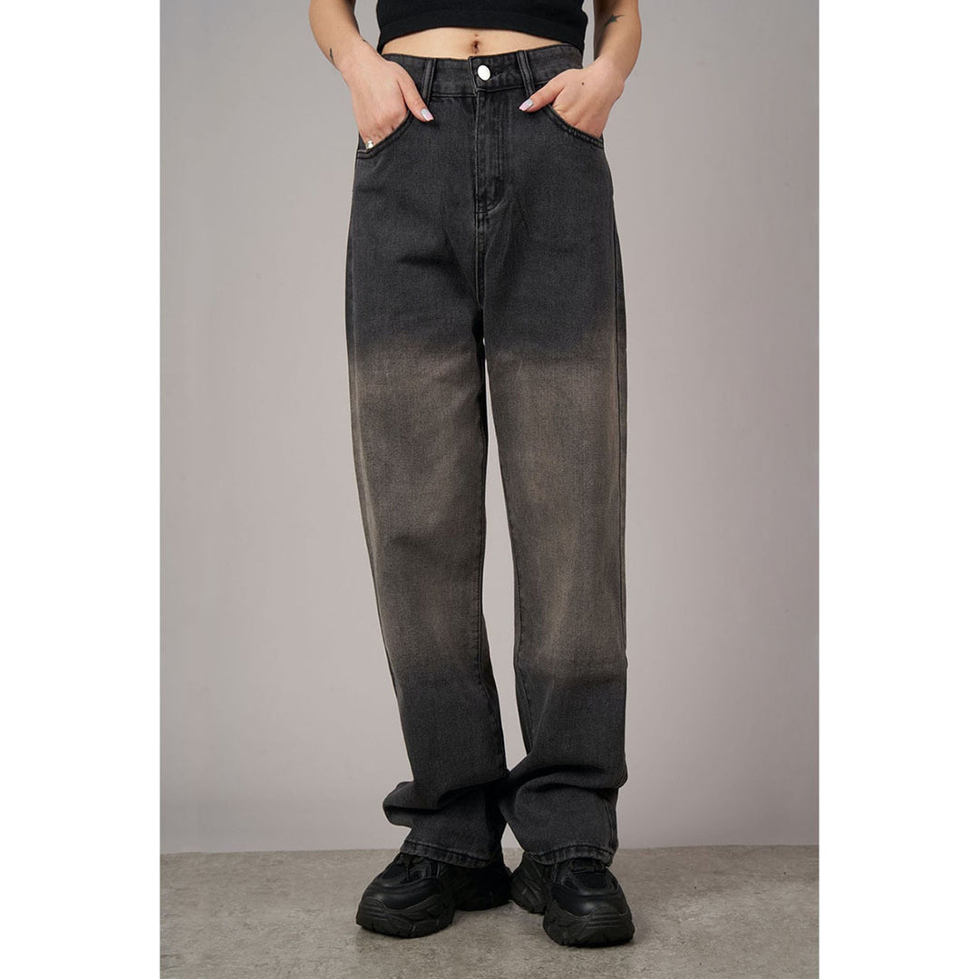 Gradation Black Denim Jeans