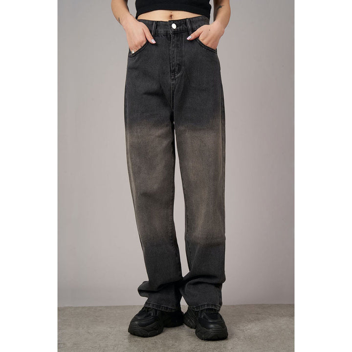 Gradation Black Denim Jeans