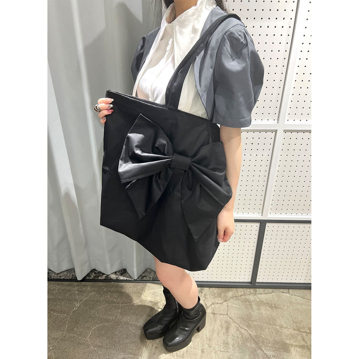 Front Ribbon Tote Bag (Big)
