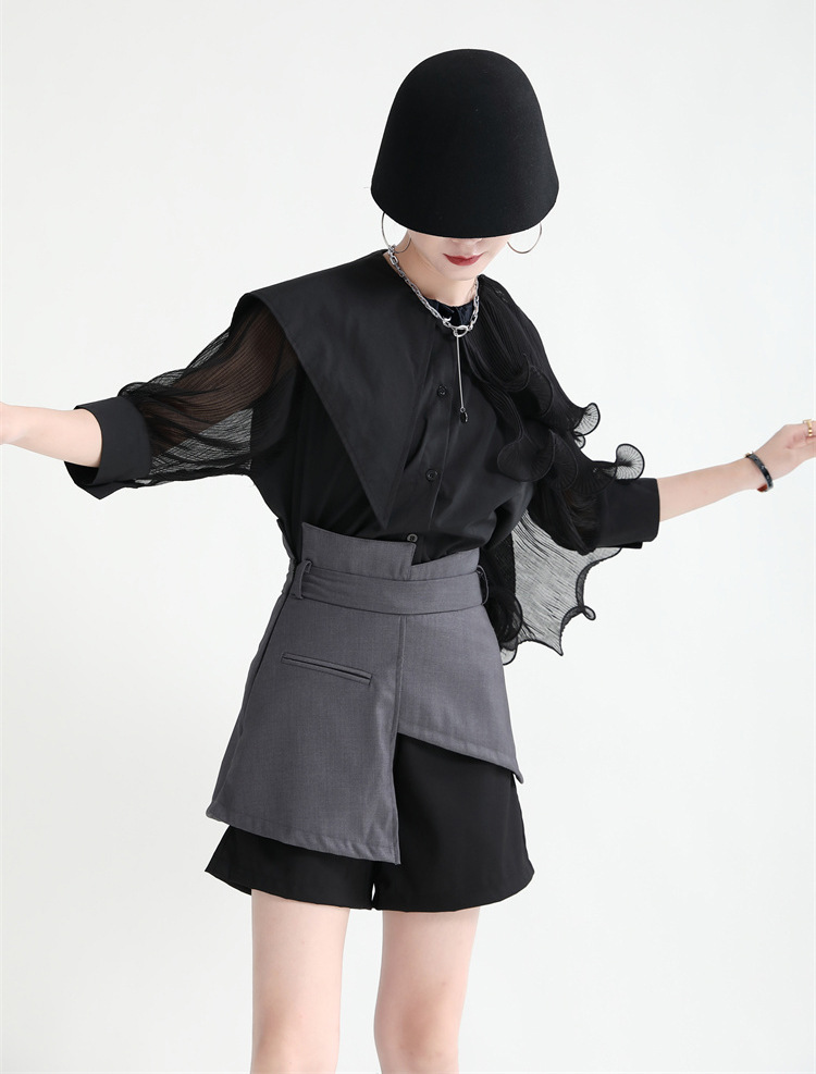 Organdie Short Sleeve Shirt