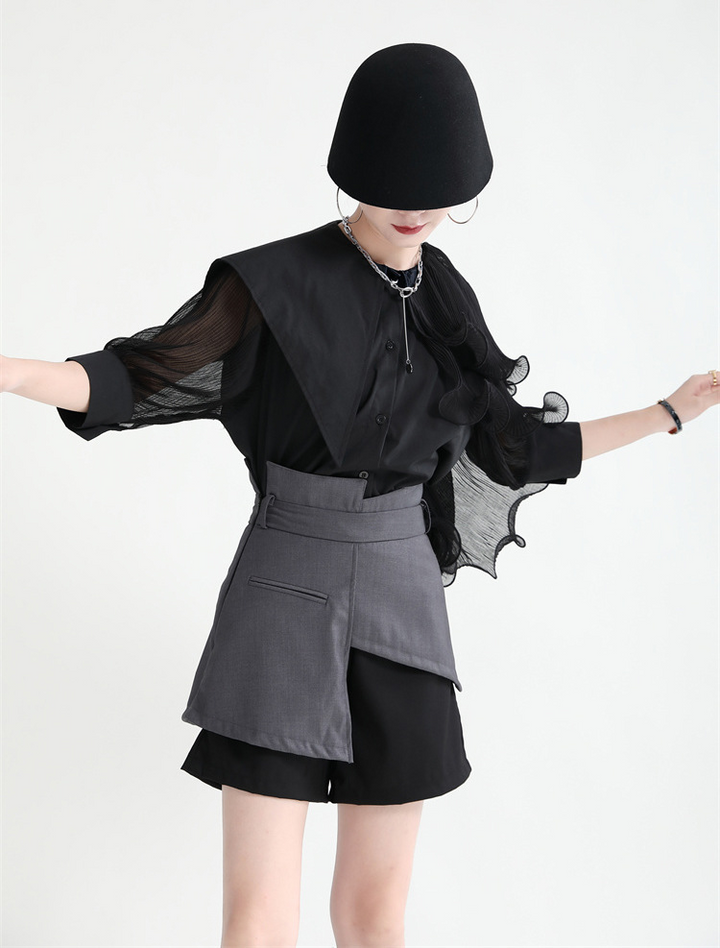 Organdie Short Sleeve Shirt