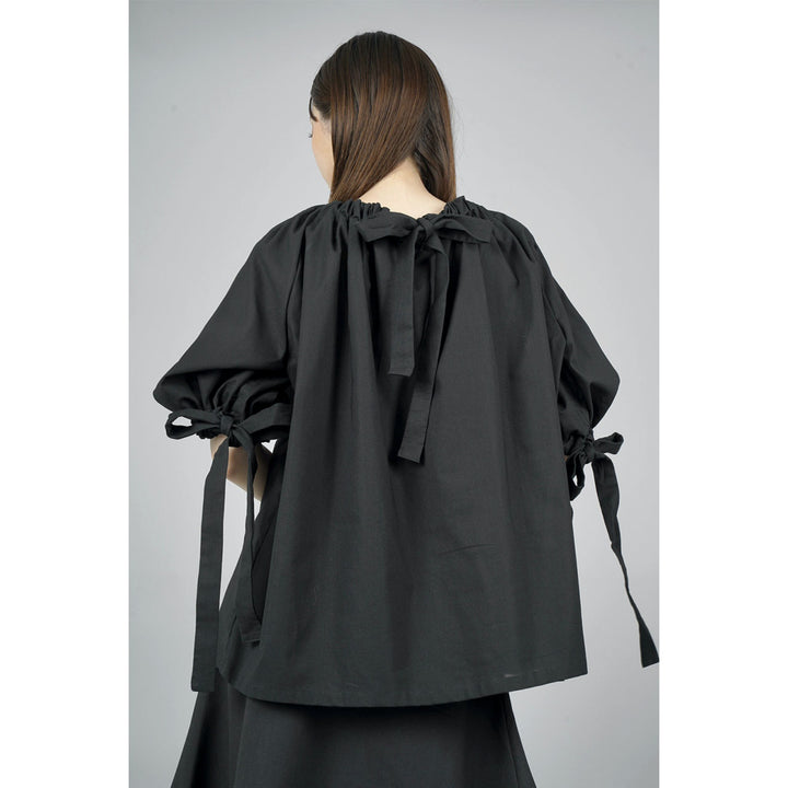 Gathered Shirring Blouse