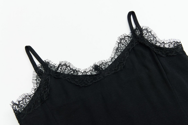 Lace Side Ribbon Camisole