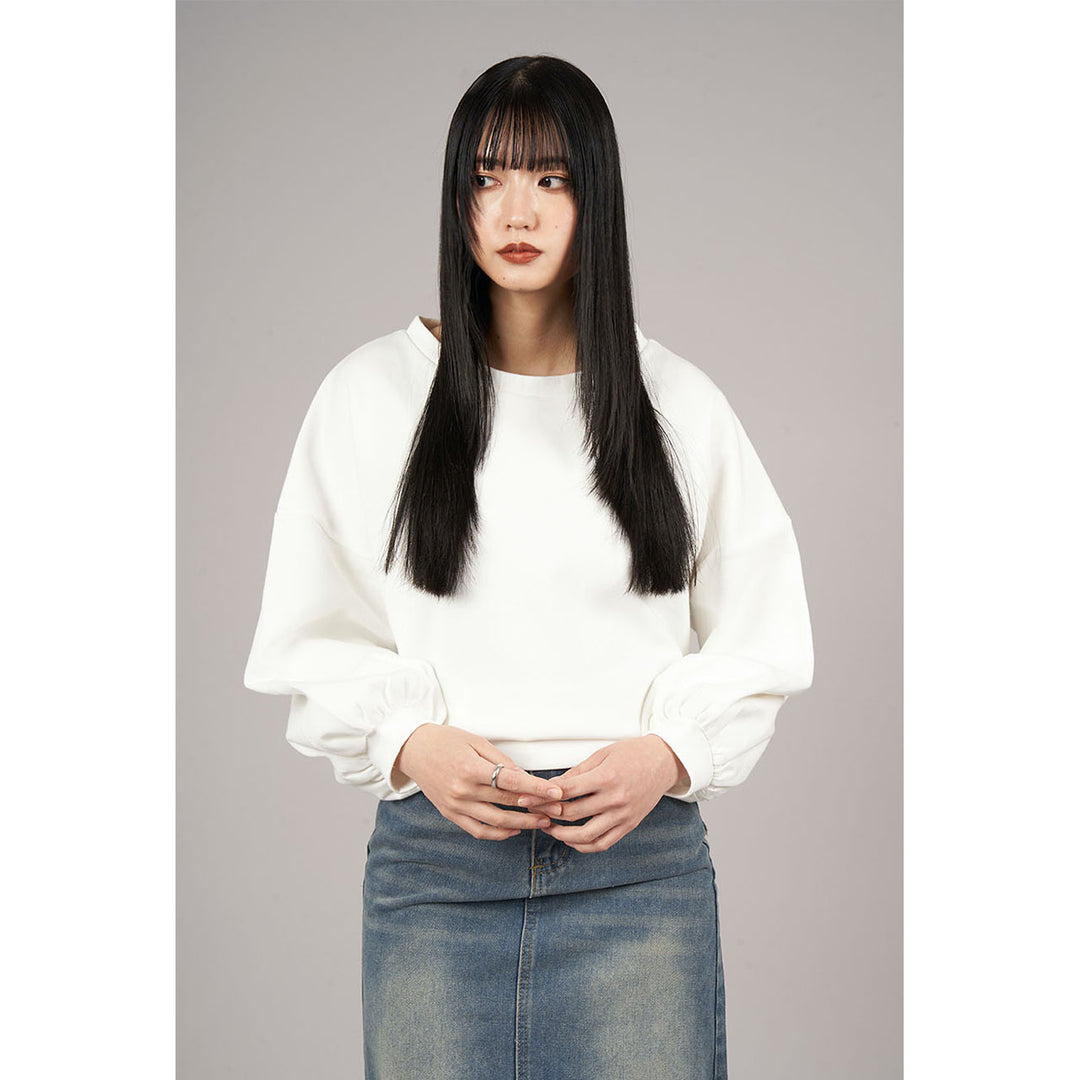 Back Ribbon Pullover