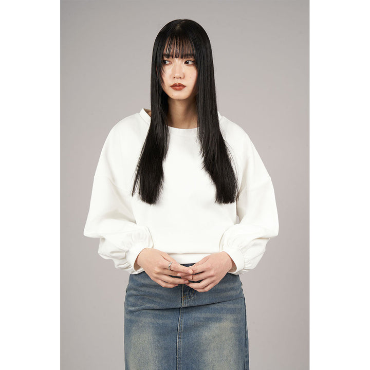 Back Ribbon Pullover