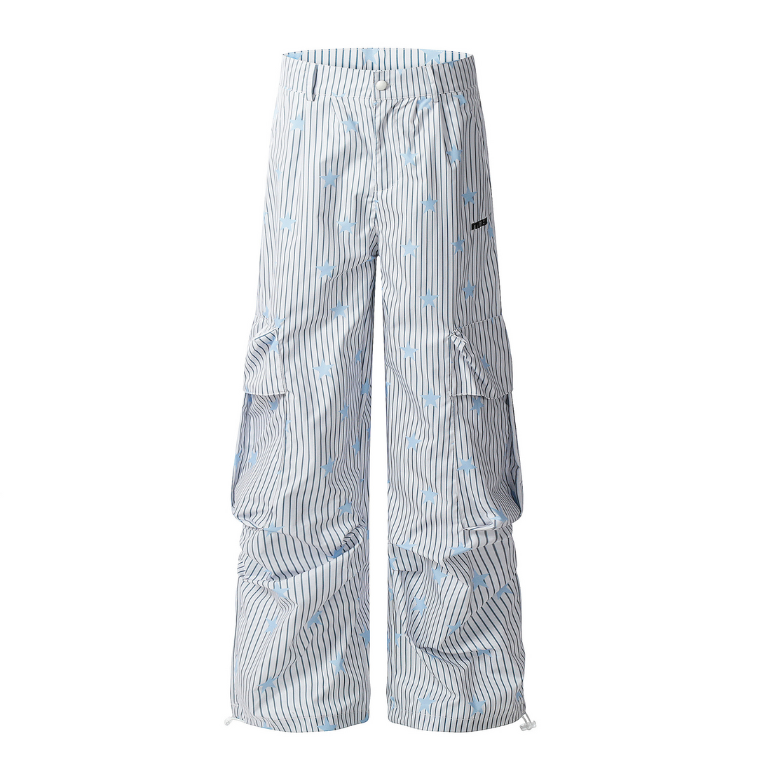 Striped Star Cargo Pants