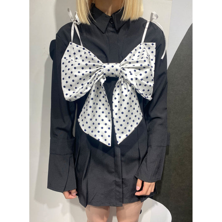 Front Ribbon Bustier (Dot)