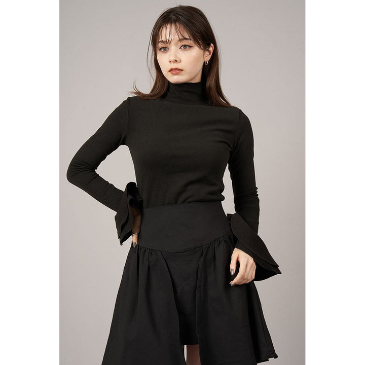Frill Sleeve Pullover