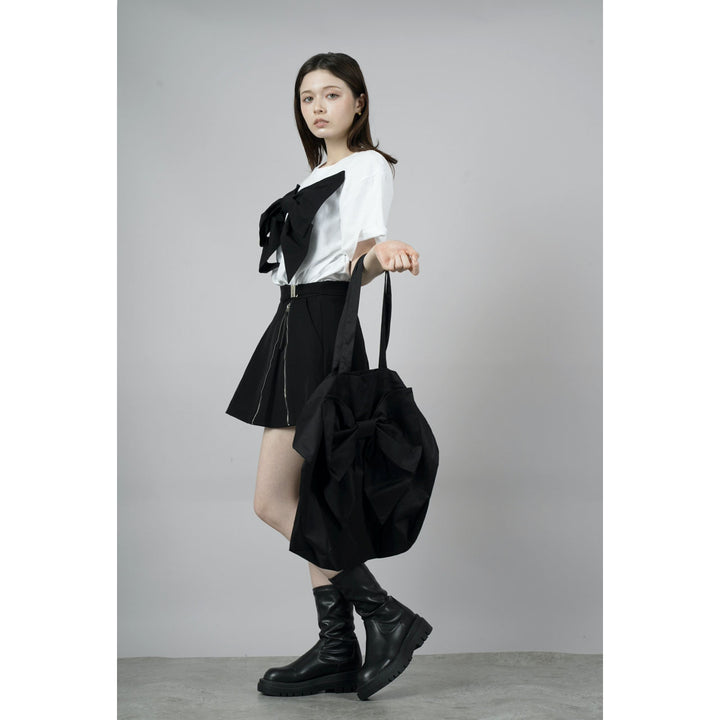 Front Ribbon Tote Bag (Big)