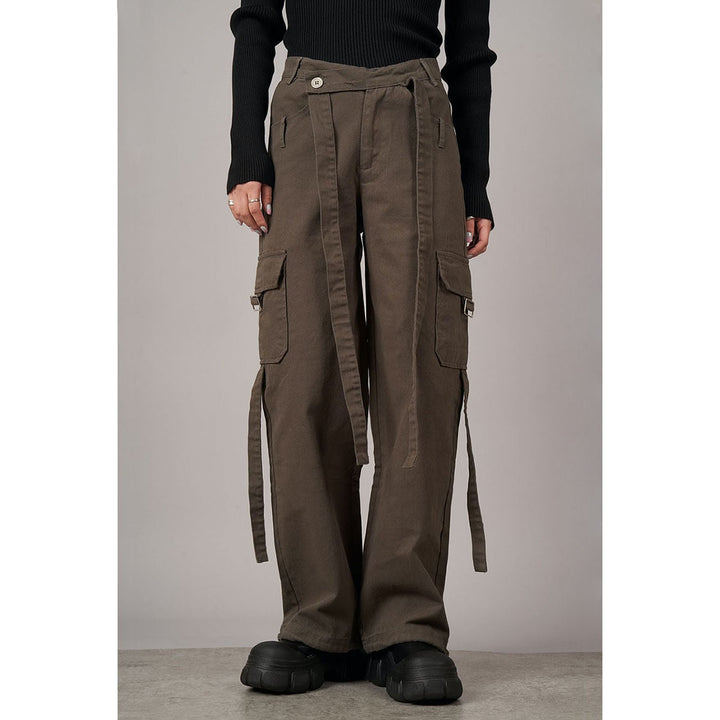 Cross Belt Cargo Pants