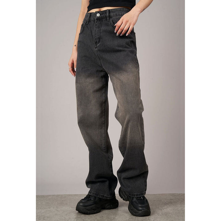 Gradation Black Denim Jeans