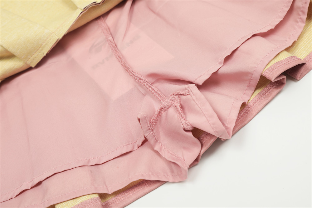 Sweet ribbon PU leather skirt