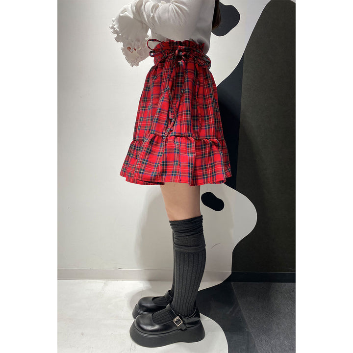 Frill Gathered Short Skirt ¥8,480 / ¥7,980