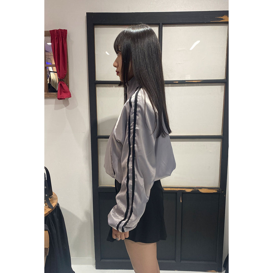 Side Line Silver Track Jacket