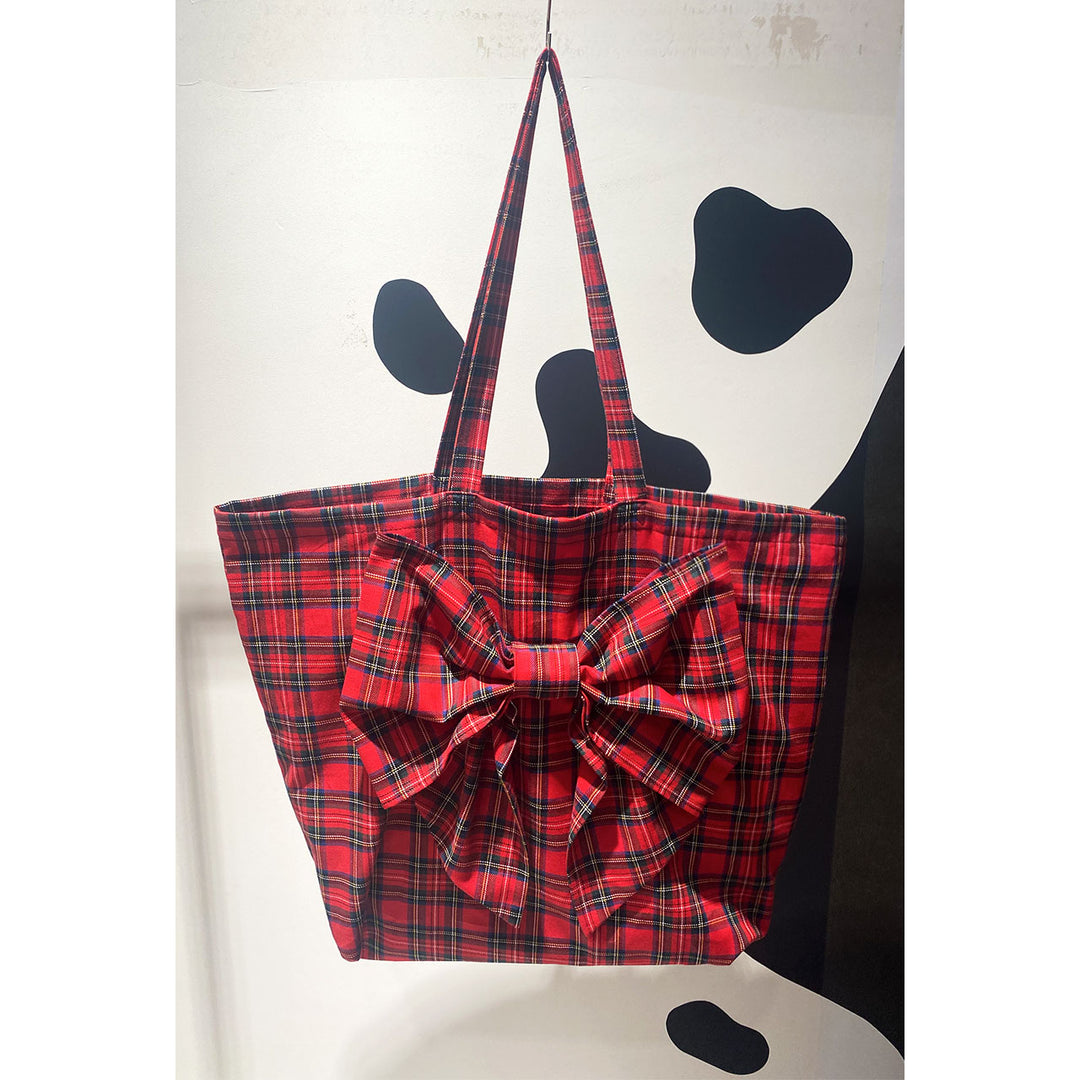 Front Ribbon Tote Bag (Big)