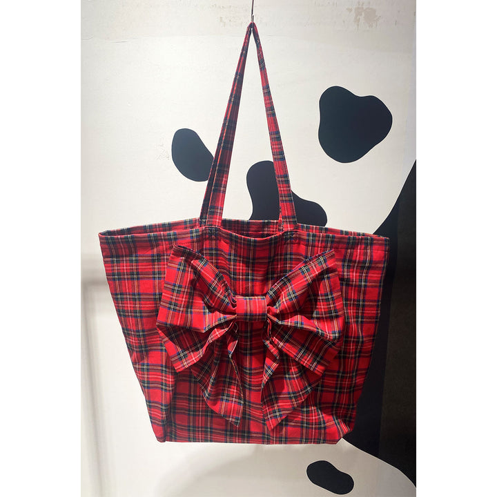 Front Ribbon Tote Bag (Big)