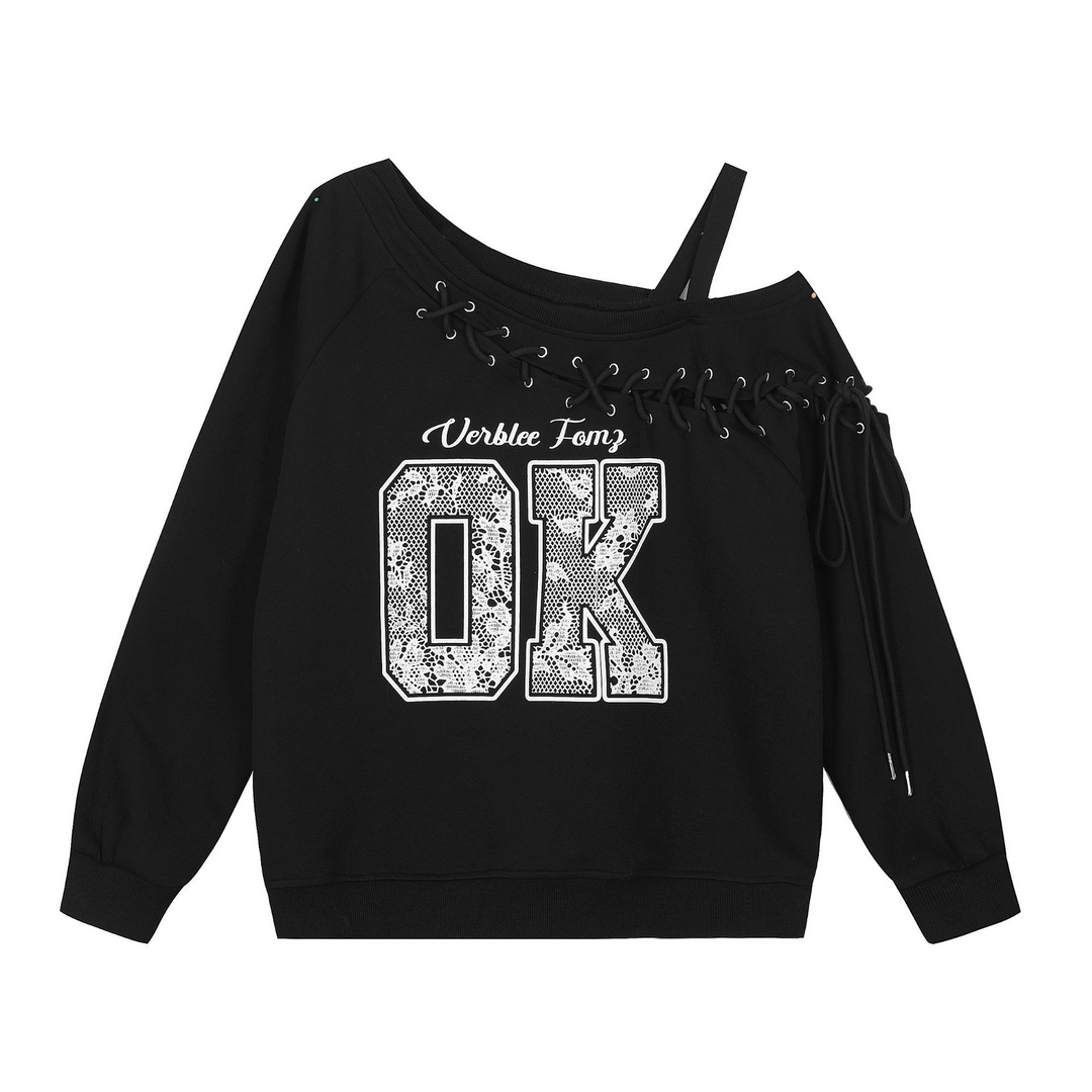 One Shoulder Braided Tops