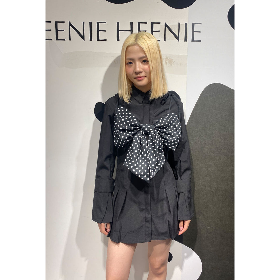 Front Ribbon Bustier (Dot)