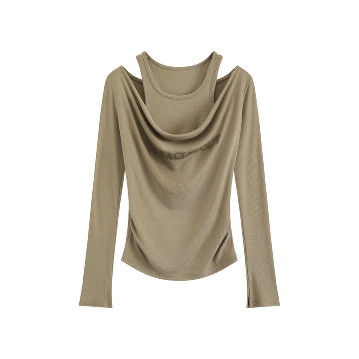 Slim Heavy Weight Fake Layers T-shirt