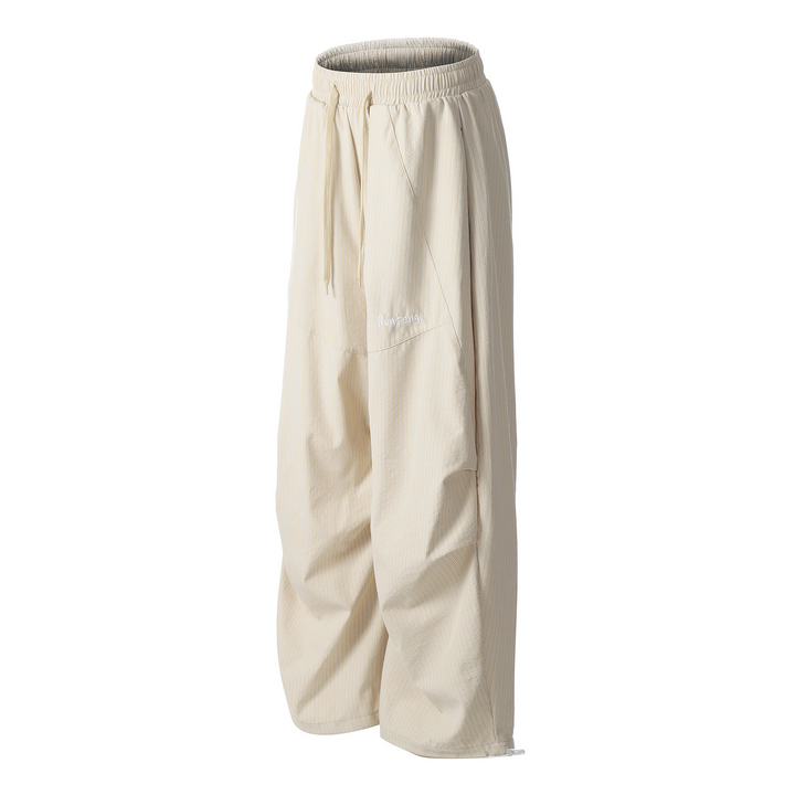 Loose Casual Stripe Long Pants