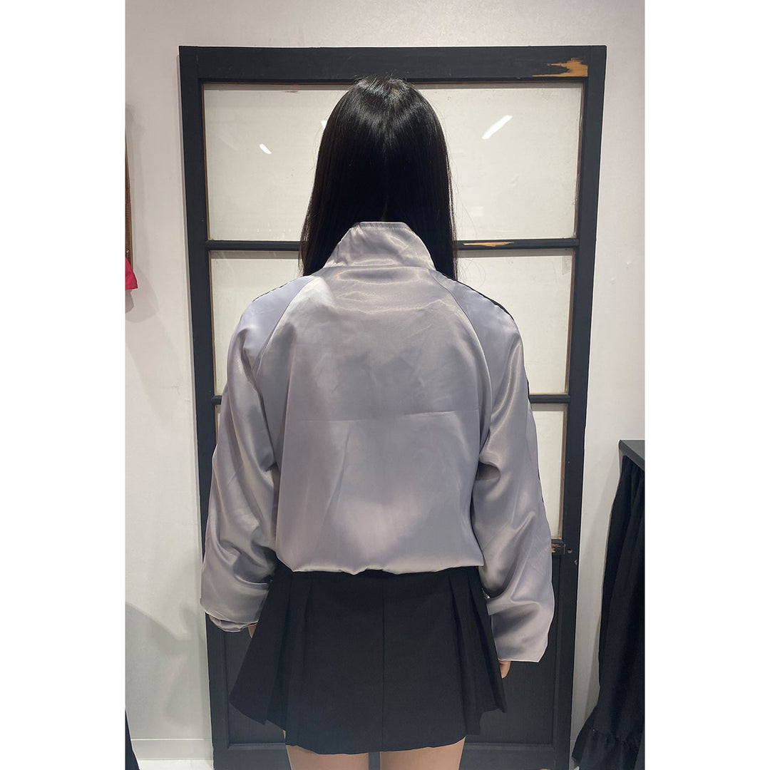 Side Line Silver Track Jacket