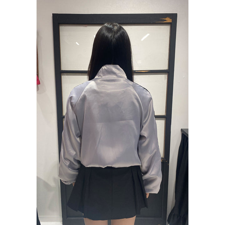 Side Line Silver Track Jacket