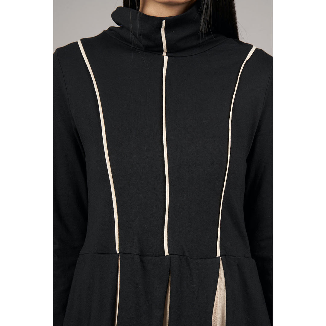 Bicolor High Neck Onepiece