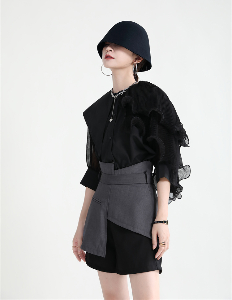 Organdie Short Sleeve Shirt