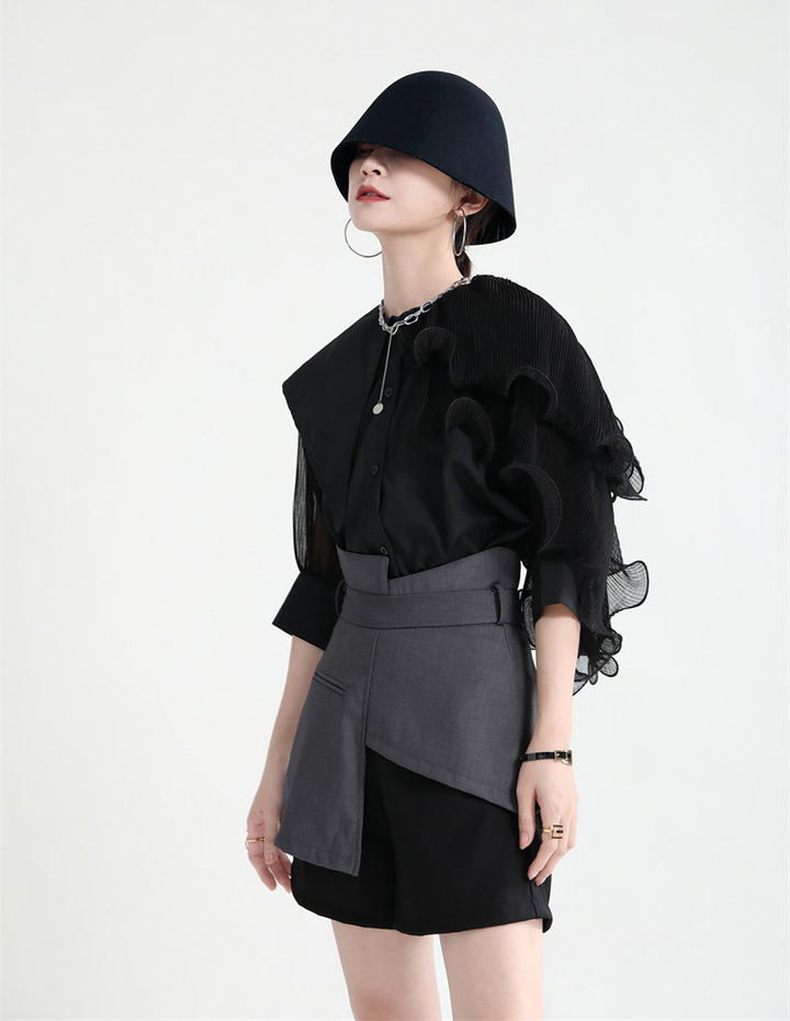 Organdie Short Sleeve Shirt