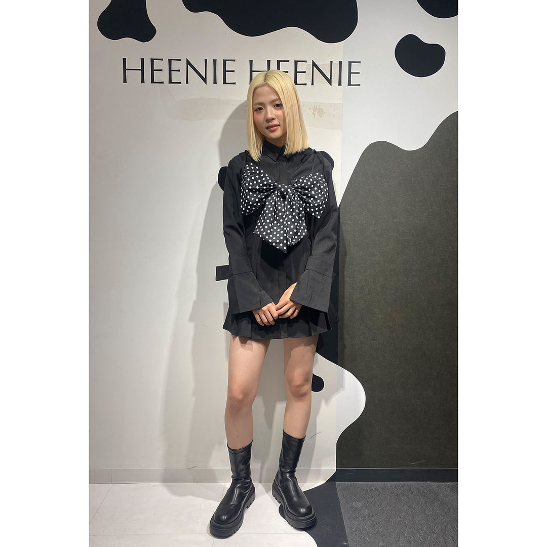 Front Ribbon Bustier (Dot)