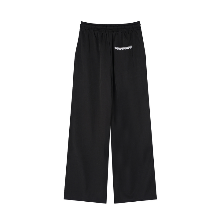 Side Line Frill Ribbon Long Pants