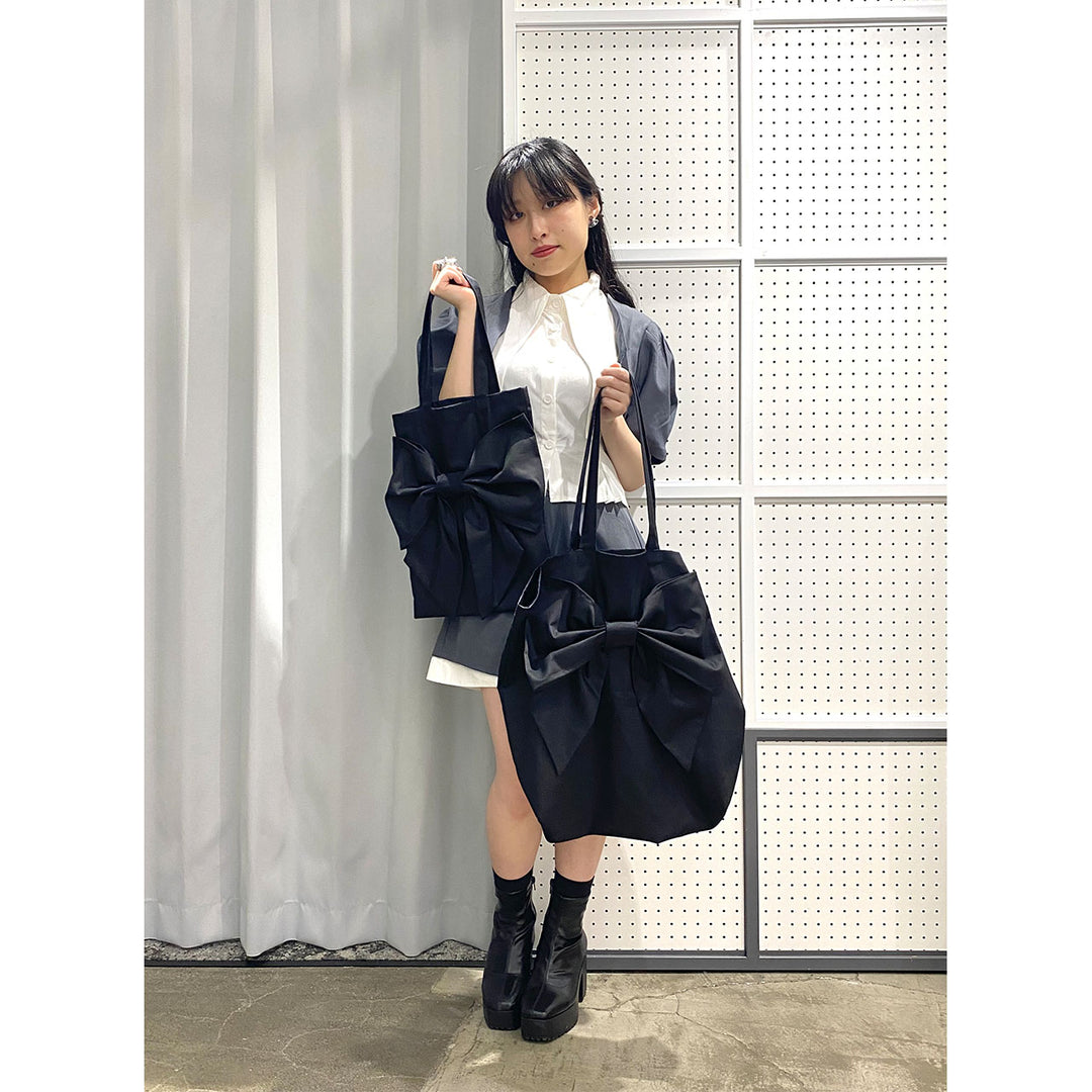 Front Ribbon Tote Bag (Big)