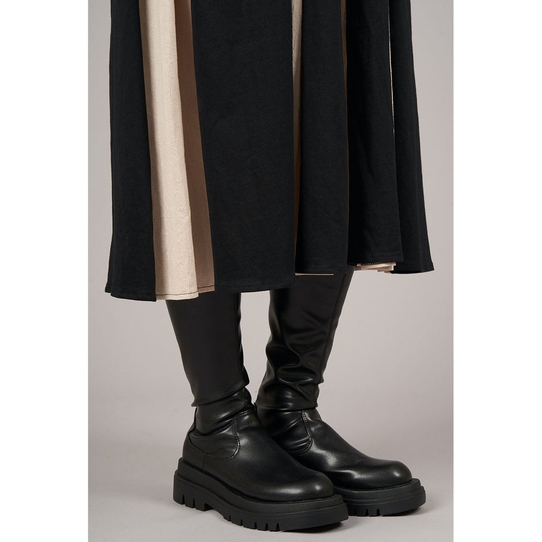 Bicolor High Neck Onepiece