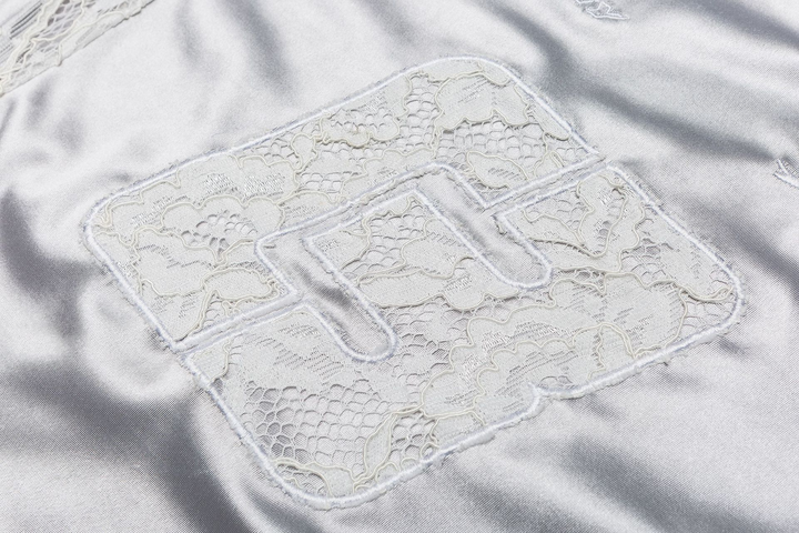 Lace Logo Long Sleeve T-shirt