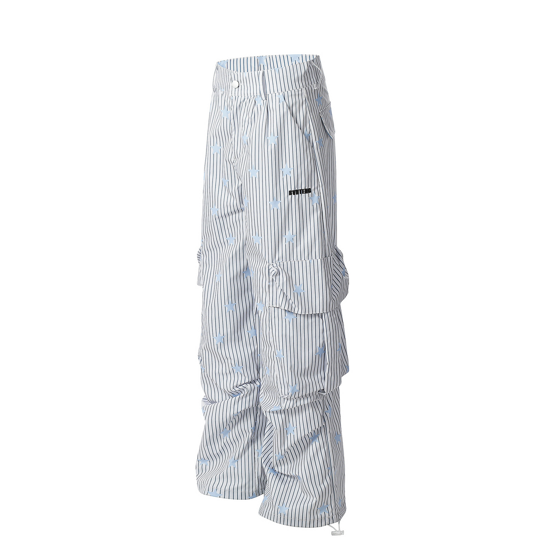 Striped Star Cargo Pants
