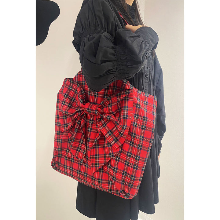 Front Ribbon Tote Bag (Big)