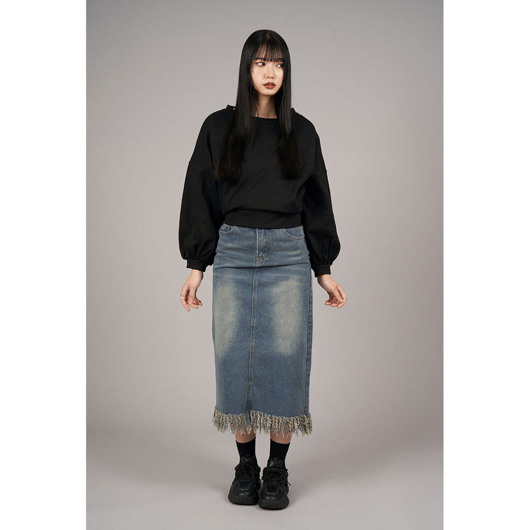 Back Ribbon Pullover