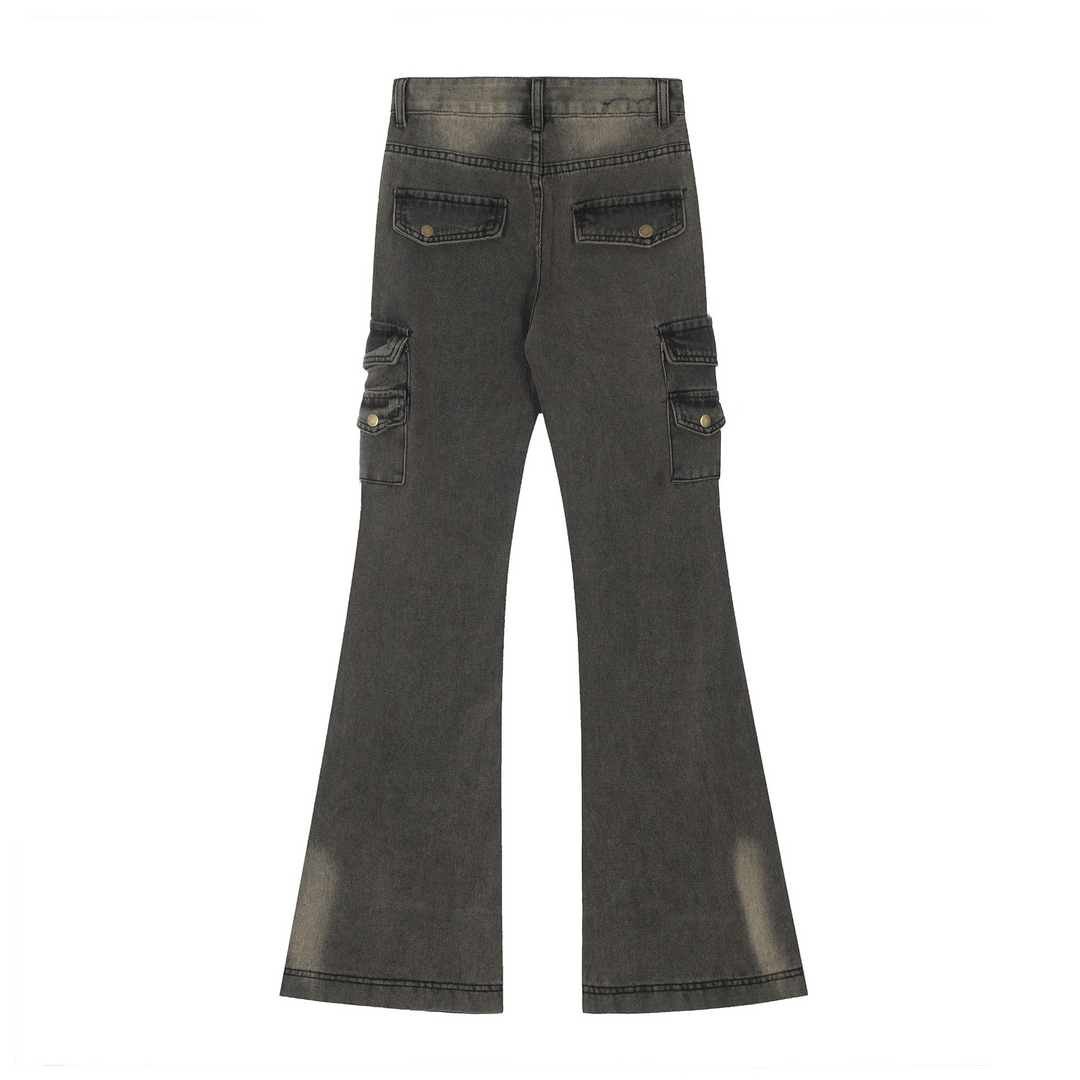 Pocket Washed Slim Jeans