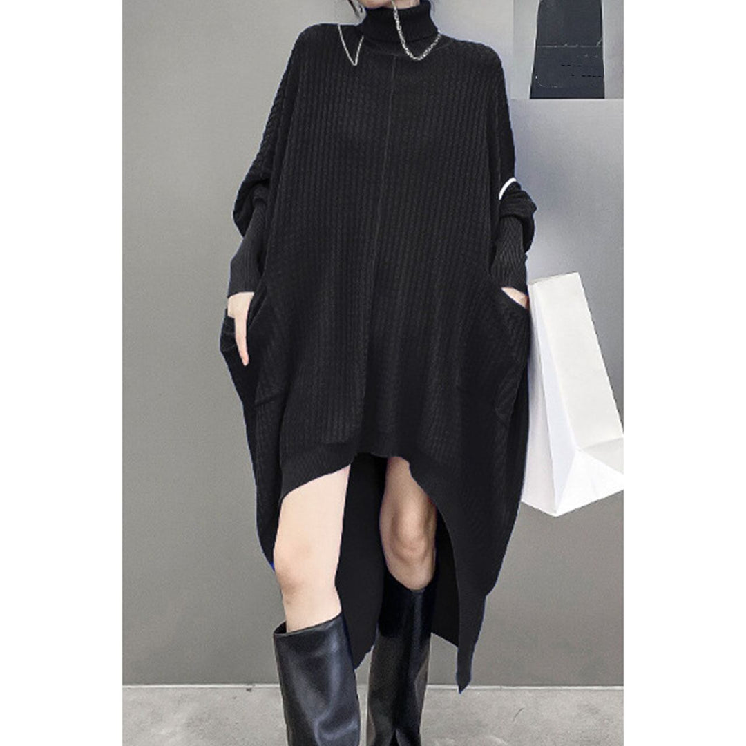 Dolman Sleeve Fishtail Loose Onepiece