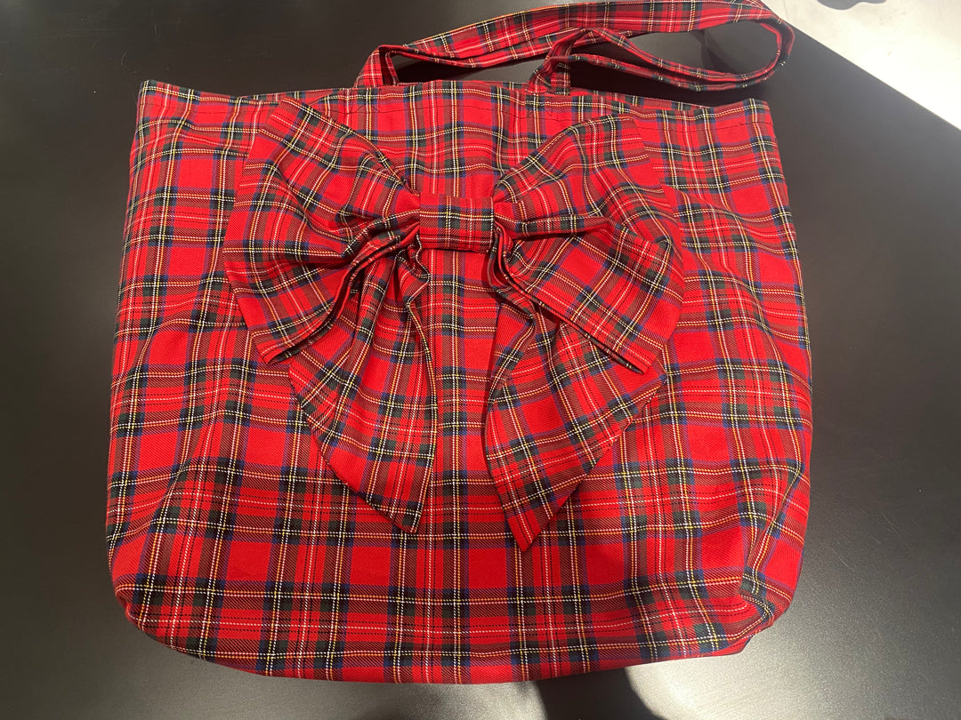 Front Ribbon Tote Bag (Big)