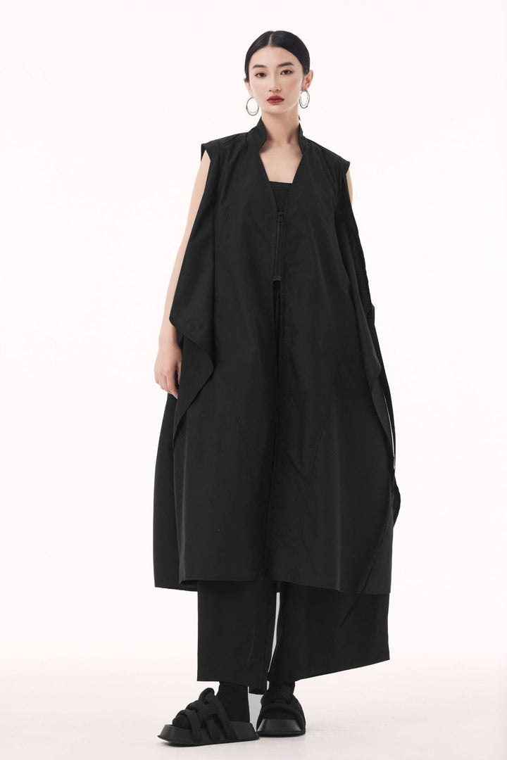 2way sleeveless vest dress