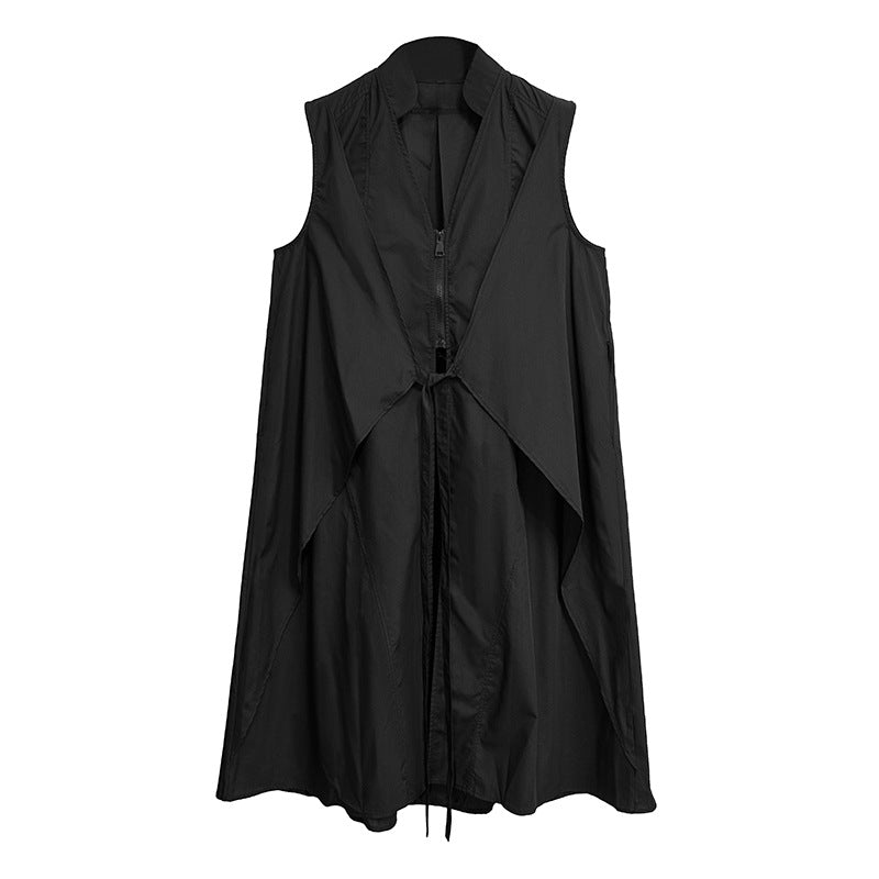 2way sleeveless vest dress