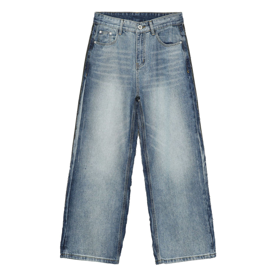 Street loose straight pants