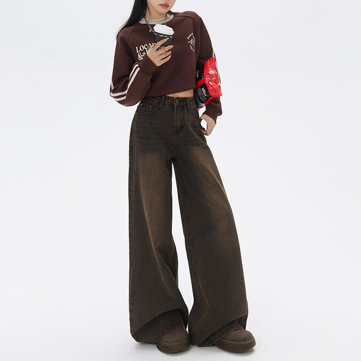 Wide-leg vintage jeans