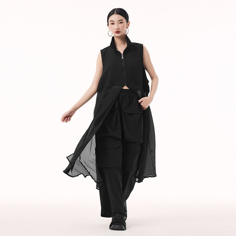 Front open jumper dress